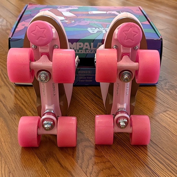 Impala Samira Rollerskates- Wild Pink- Size 8- Like New - Picture 8 of 10